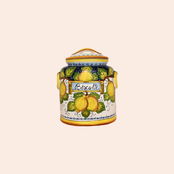 OVAL BISCUIT JAR CM.29H, LIMONI COSIMO